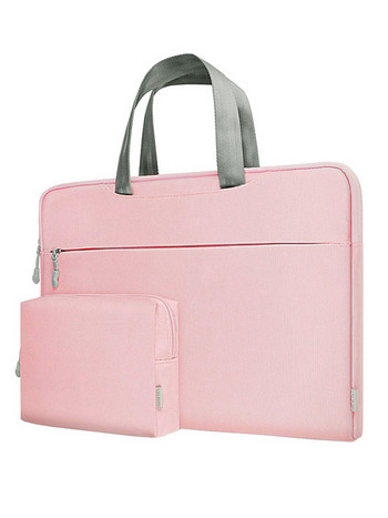 Чанта за лаптоп подходяща за Apple Pro13.3 в розов цвят