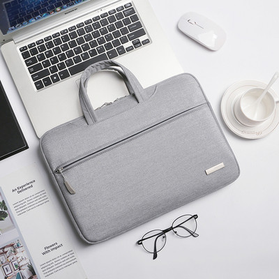 Atsparus smūgiams tekstilinis nešiojamojo kompiuterio krepšys su rankena