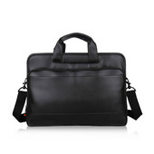 Φορητή έκο δερμάτινη τσάντα φορητού υπολογιστή κατάλληλη για 15,6 ιντσών