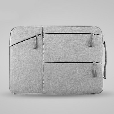 Φορητή τσάντα φορητού υπολογιστή με φερμουάρ και μπροστινή τσέπη
