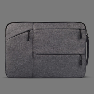 Φορητή τσάντα φορητού υπολογιστή με φερμουάρ και μπροστινή τσέπη
