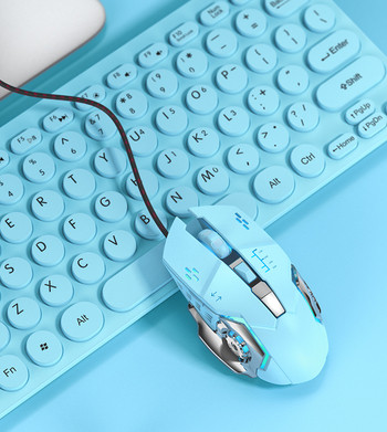 Ποντίκι με καλώδιο USB και φώτα LED