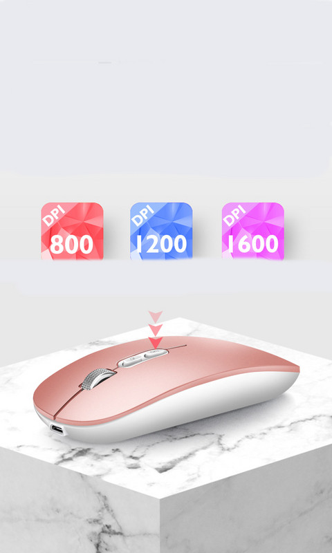 Belaidė Bluetooth pelė tinka Macbook ir Lenovo