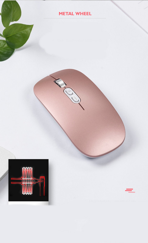 Belaidė Bluetooth pelė tinka Macbook ir Lenovo