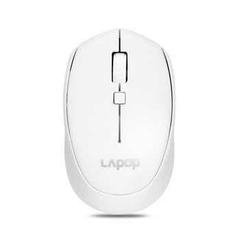 Безжична мишка за лаптоп в черен и бял цвят