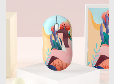 Színes vezeték nélküli laptop egér