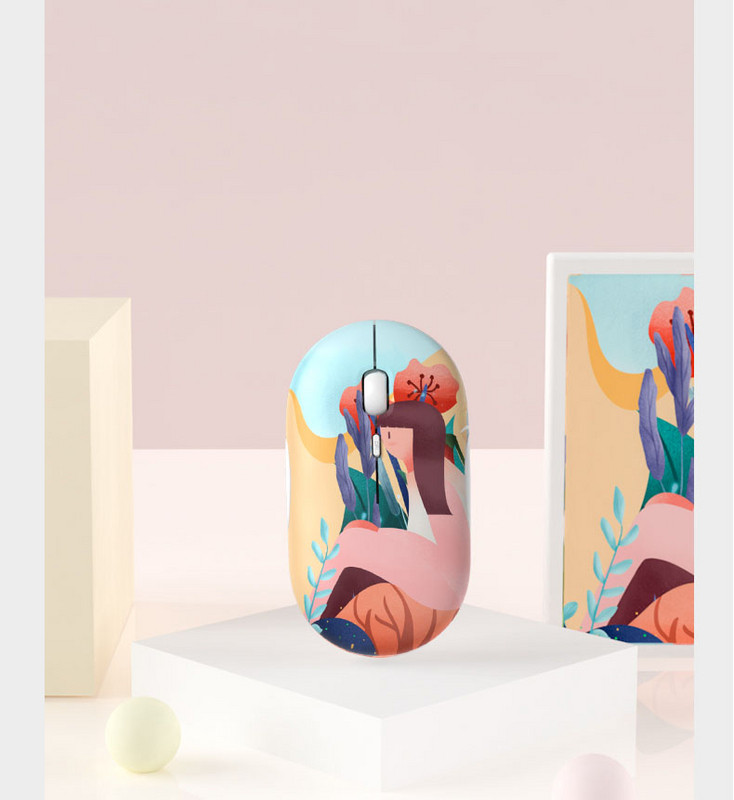 Színes vezeték nélküli laptop egér