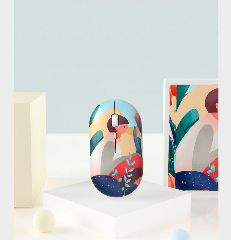 Színes vezeték nélküli laptop egér