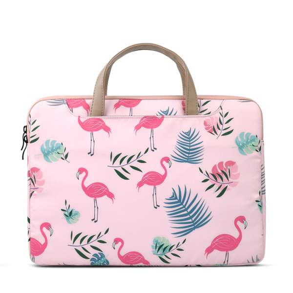 Flamingo mustriga kaasaskantav kott 15,6-tollisele sülearvutile