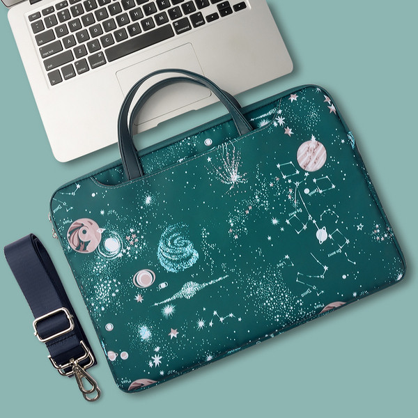 Lühikese ja pika käepidemega kaasaskantav kott 15,6-tollise sülearvuti jaoks