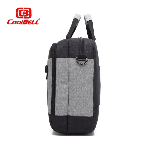 Torba za prijenosno računalo od 15,6 inča s mnogo pretinaca i USB priključkom