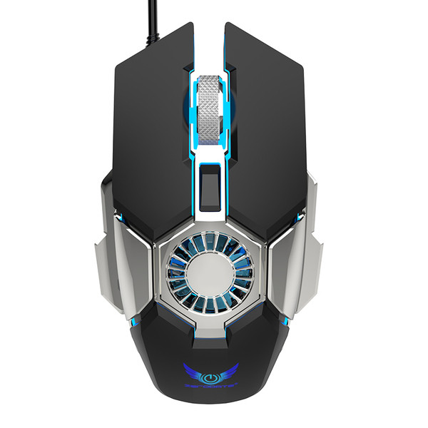 Безшумна мишка с кабел за компютър и лаптоп