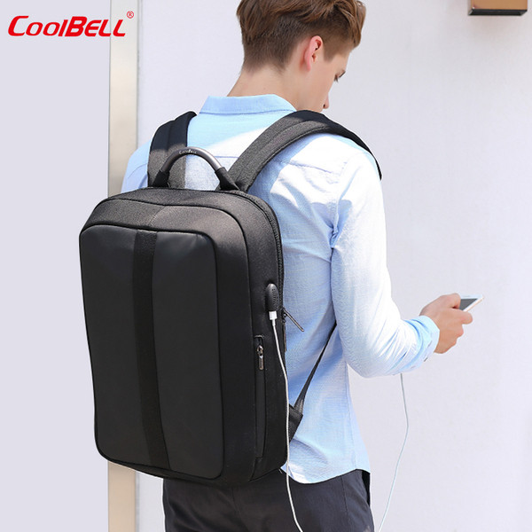 Многофункционална мъжка раница за лаптопи с USB порт 