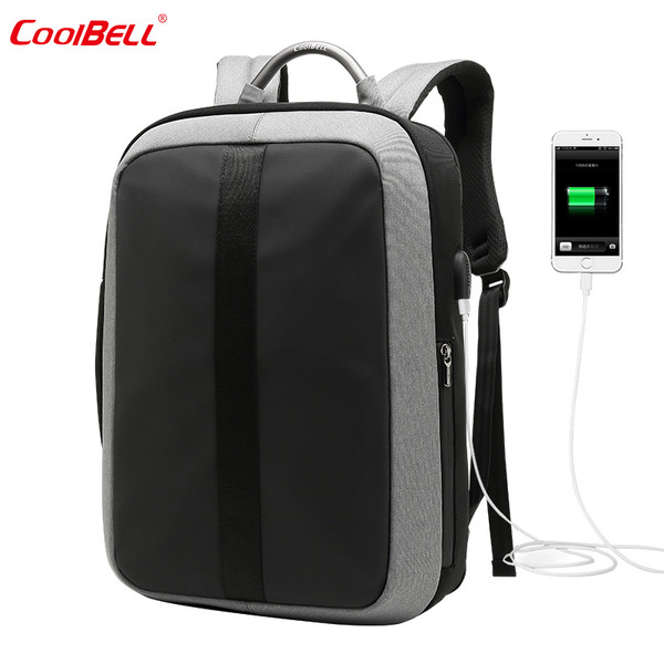 Многофункционална мъжка раница за лаптопи с USB порт 