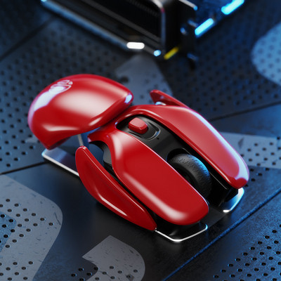 Акумулаторна безжична мишка подходяща за  офис и игри