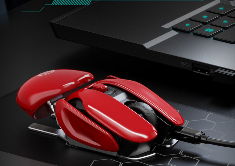 Акумулаторна безжична мишка подходяща за  офис и игри