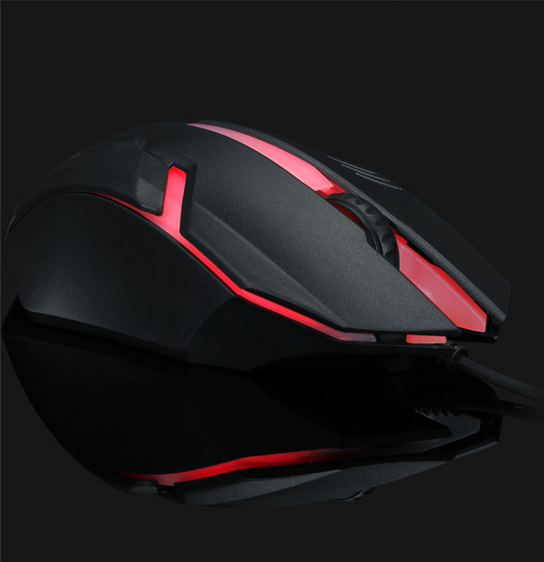 Ragyogó játék egér kábellel