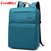 Üzleti férfi hátizsák 14-15 hüvelykes laptop számára, több elülső zsebbel