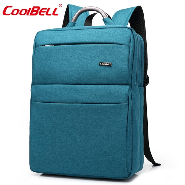 Üzleti férfi hátizsák 14-15 hüvelykes laptop számára, több elülső zsebbel