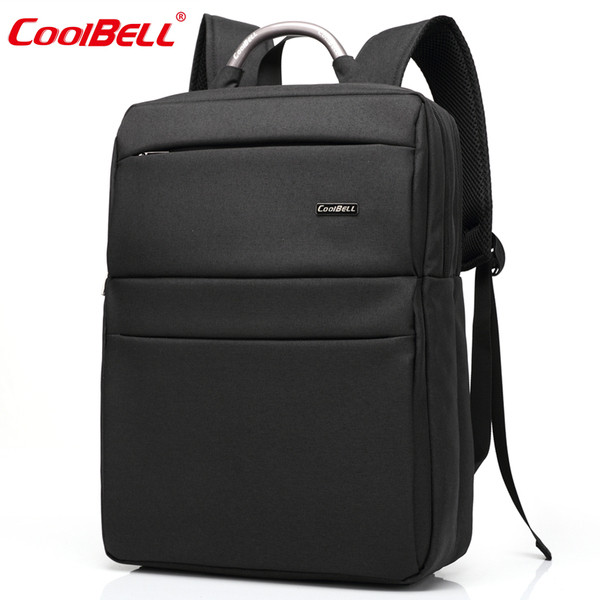 Üzleti férfi hátizsák 14-15 hüvelykes laptop számára, több elülső zsebbel