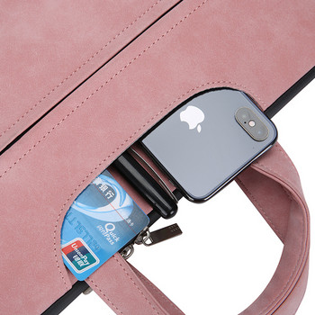 Φορητή τσάντα για φορητό υπολογιστή 15,6 ιντσών με μπροστινή τσέπη, κοντή και μακριά λαβή