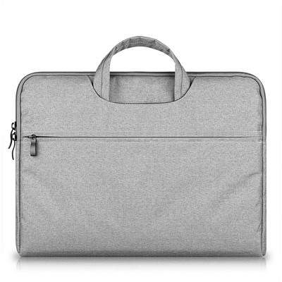 Laptop táska cipzárral és rövid fogantyúval