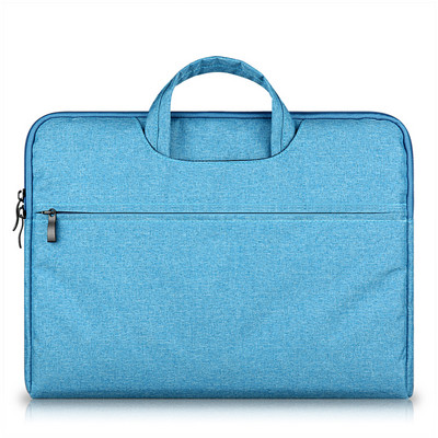 Laptop táska cipzárral és rövid fogantyúval