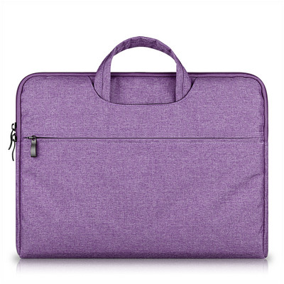 Laptop táska cipzárral és rövid fogantyúval