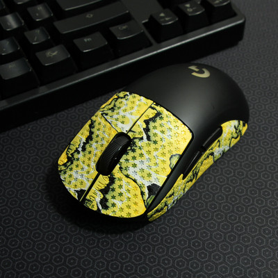 Мишка с цветен неплъзгащи се стикер 