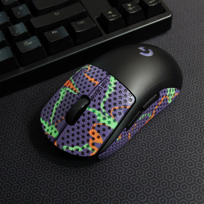 Мишка с цветен неплъзгащи се стикер 