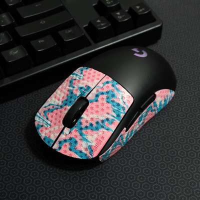 Мишка с цветен неплъзгащи се стикер 