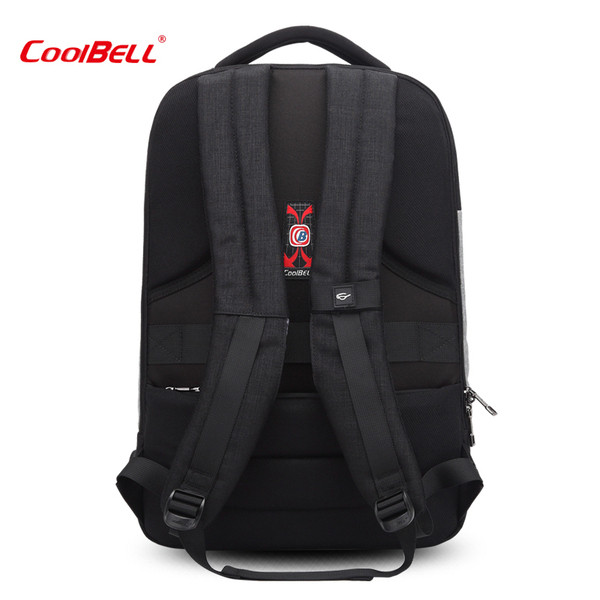 Férfi laptop hátizsák külső USB töltéshez rögzítéssel