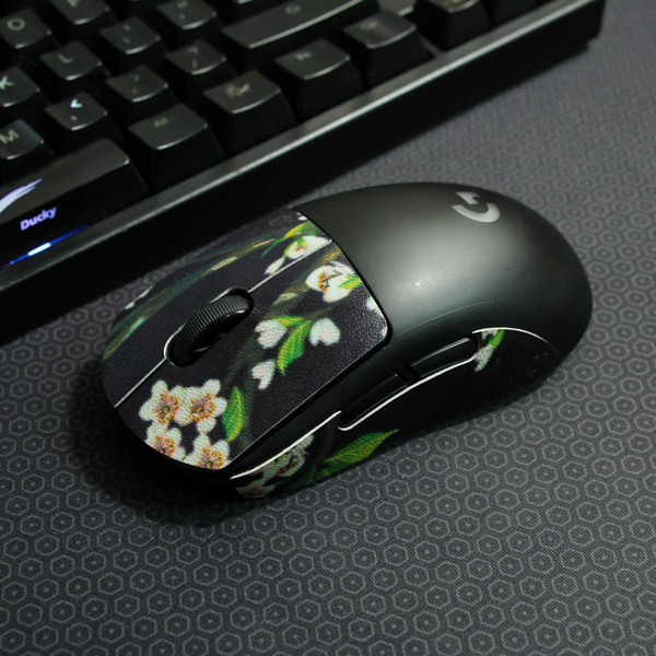 Vezeték nélküli egér virágmatricával
