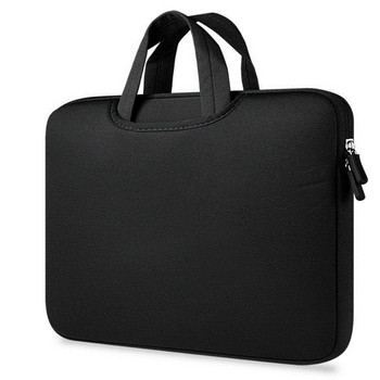 Чанта за лаптоп с къси дръжки и цип 