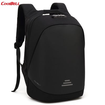 Раница 15.6-инчова за лаптоп със ключалка подходяща за мъже и жени 