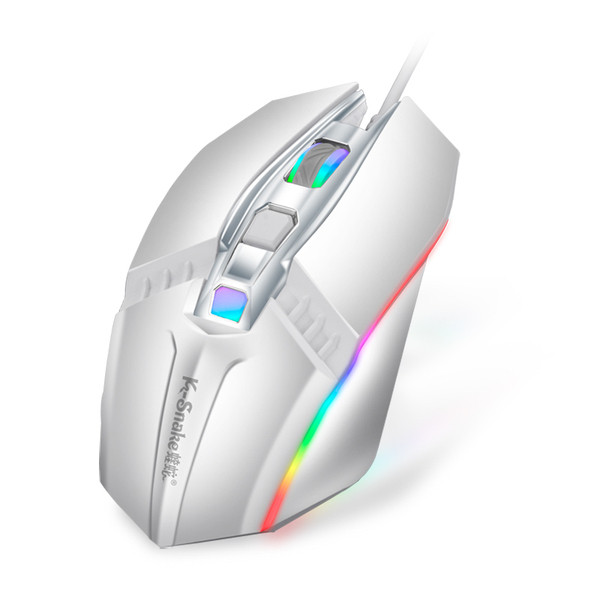 Megvilágított egér kábellel laptophoz és számítógéphez