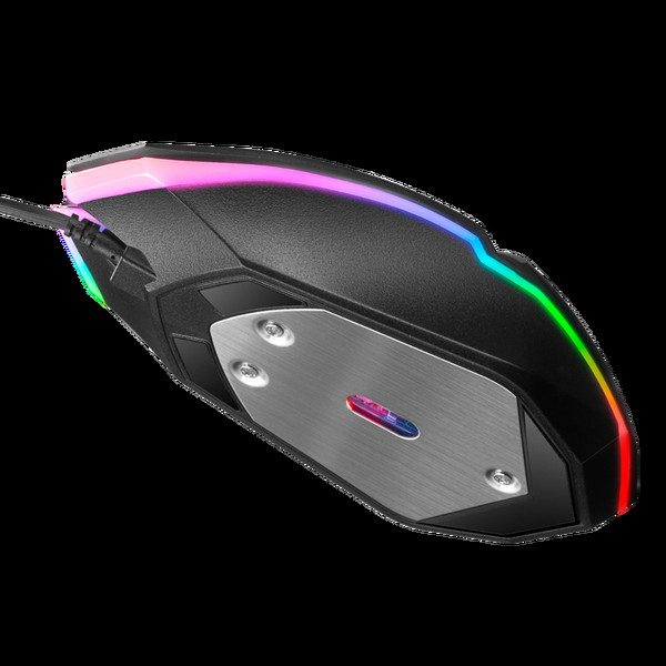 Megvilágított egér kábellel laptophoz és számítógéphez