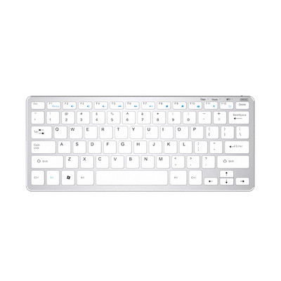 V780 bezvadu tastatūra melnbaltā krāsā