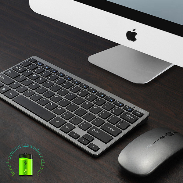 V780 безжична клавиатура в черен и бял цвят