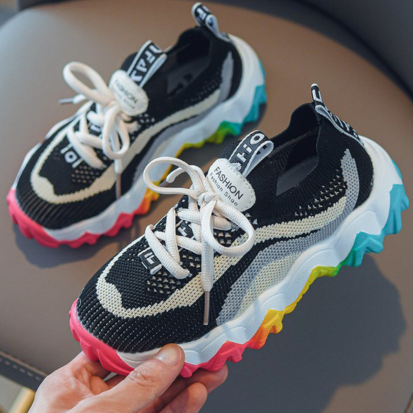 Moderne dječje tenisice za djevojčice s grubim potplatom