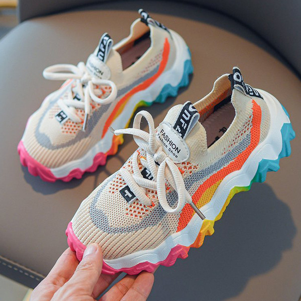 Moderne dječje tenisice za djevojčice s grubim potplatom