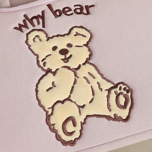 Táska 15,6 hüvelykes laptophoz, rövid fogantyúval és hímzéssel