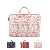 Hordozható táska 15 hüvelykes laptop számára, rövid fogantyúval és különböző mintákkal