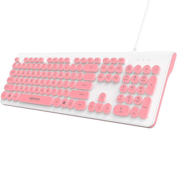 v580p moodne värviline klaviatuur koos kaabliga