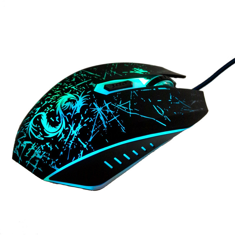 Spēļu USB pele ar LED apgaismojumu