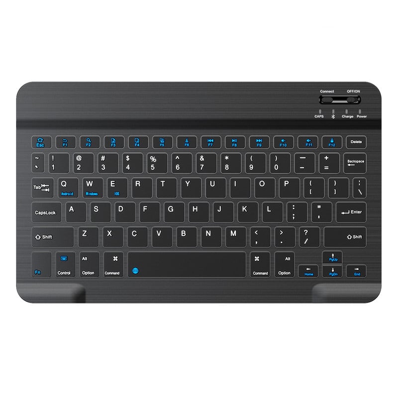 V750B Bluetoothi juhtmeta klaviatuur iPadi tahvelarvutile või mobiiltelefonile