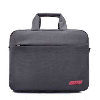 Άνετη τσάντα για φορητό υπολογιστή 15,6 ιντσών με μπροστινή τσέπη, κοντή και μακριά λαβή