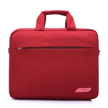 Άνετη τσάντα για φορητό υπολογιστή 15,6 ιντσών με μπροστινή τσέπη, κοντή και μακριά λαβή