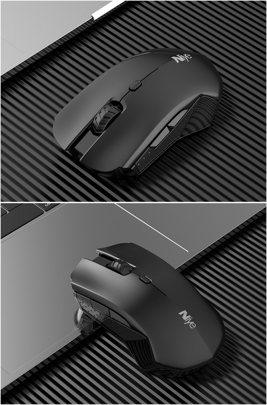 Vezeték nélküli egér 4 gombbal és 10 méteres vezeték nélküli távolsággal