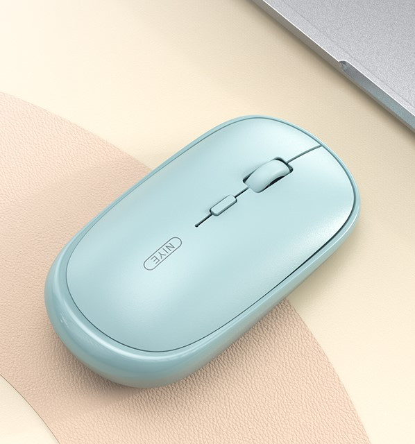Безжична безшумна портативна мишка с 4 броя клавиши 